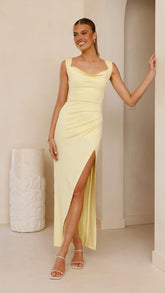 Sachio Maxi Dress - Yellow