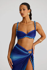 Ahria Top - Blue Ombre
