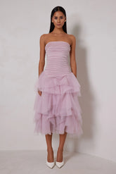 Celine Dress - Rose Pink