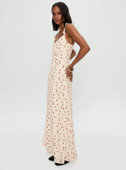 Maryana Maxi Dress Cream / Multi
