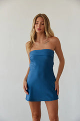 Josie Strapless Open Back Mini Dress