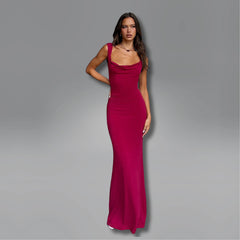 Aveline – Long Dress with Delicate Bow