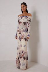 Paige Dress - Watercolour Bloom