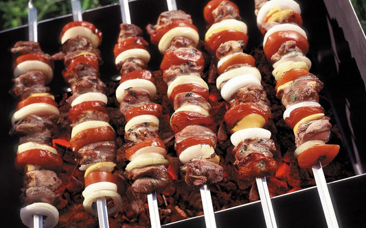 Premium Stainless Steel BBQ Skewers – 60 Pack Reusable Kabob Sticks