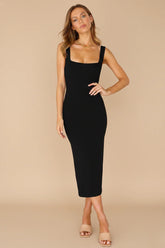 Ambers Midi Dress - Black