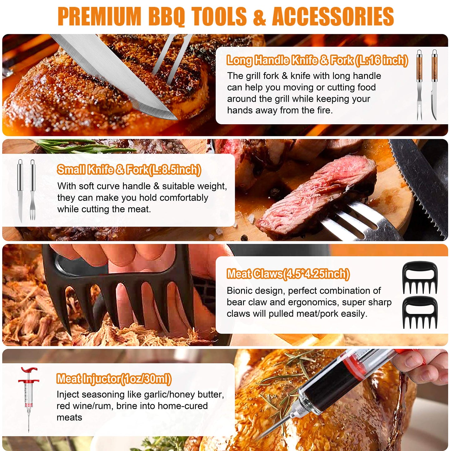 38-Piece Premium BBQ Grill Tool Set with Aluminum Storage Case 🔥