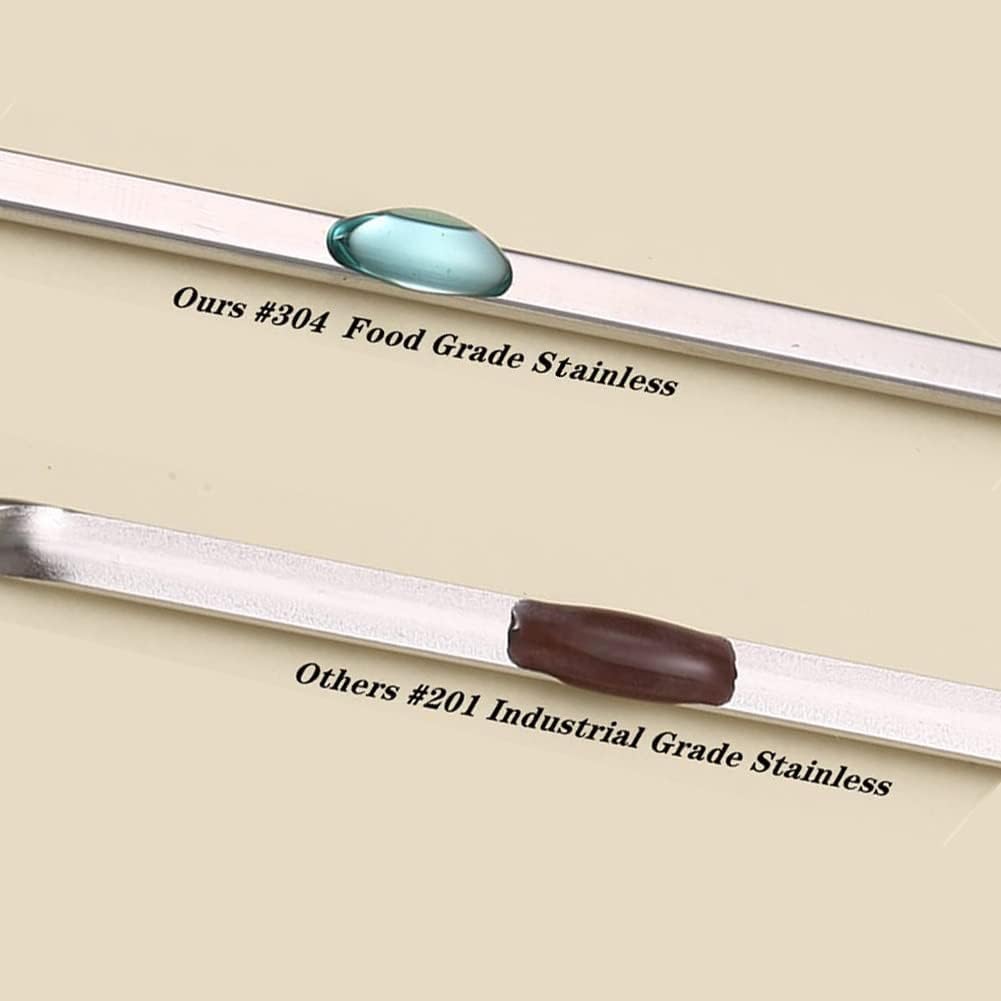 Premium Stainless Steel BBQ Skewers – 60 Pack Reusable Kabob Sticks