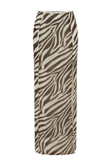 Belini Maxi Skirt - Zebra Chocolate