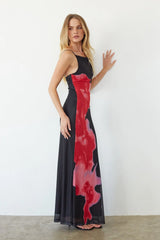 Twila Mesh Maxi Dress